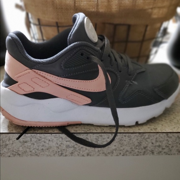 Gray and pink women nikes shoes size 7.5